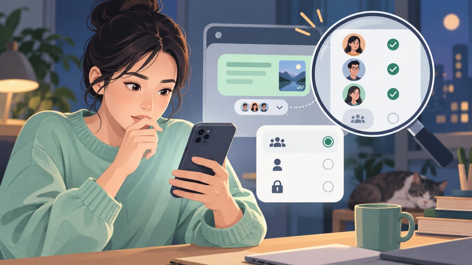 误发后先核对实际收件人和消息范围